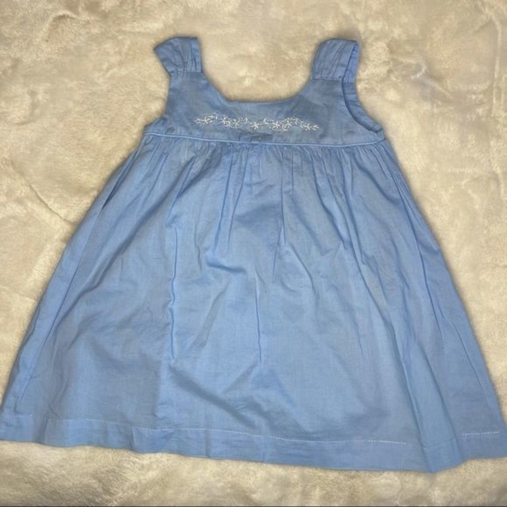 Strasburg Blue Sleeveless Sundress Lightweight‎ 18M